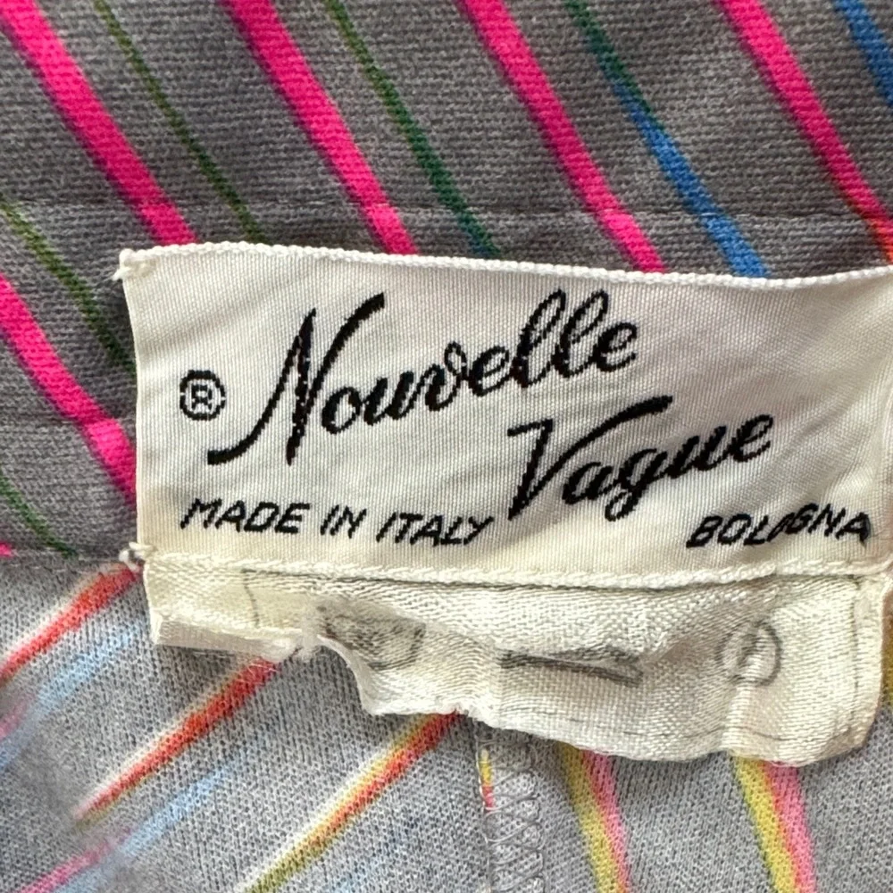 Vintage Colorful Women's Dress - Made in Italy - Picture 2 of 10